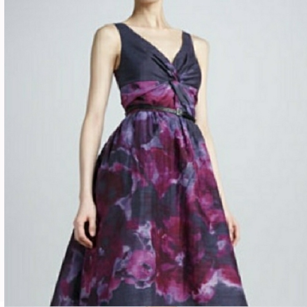 Neiman Marcus/ Lela Rose Water Color Dress size 6